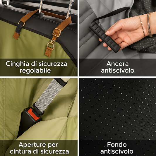CUSCINO LETTO PER CANI DA VIAGGIO DI LUSSO