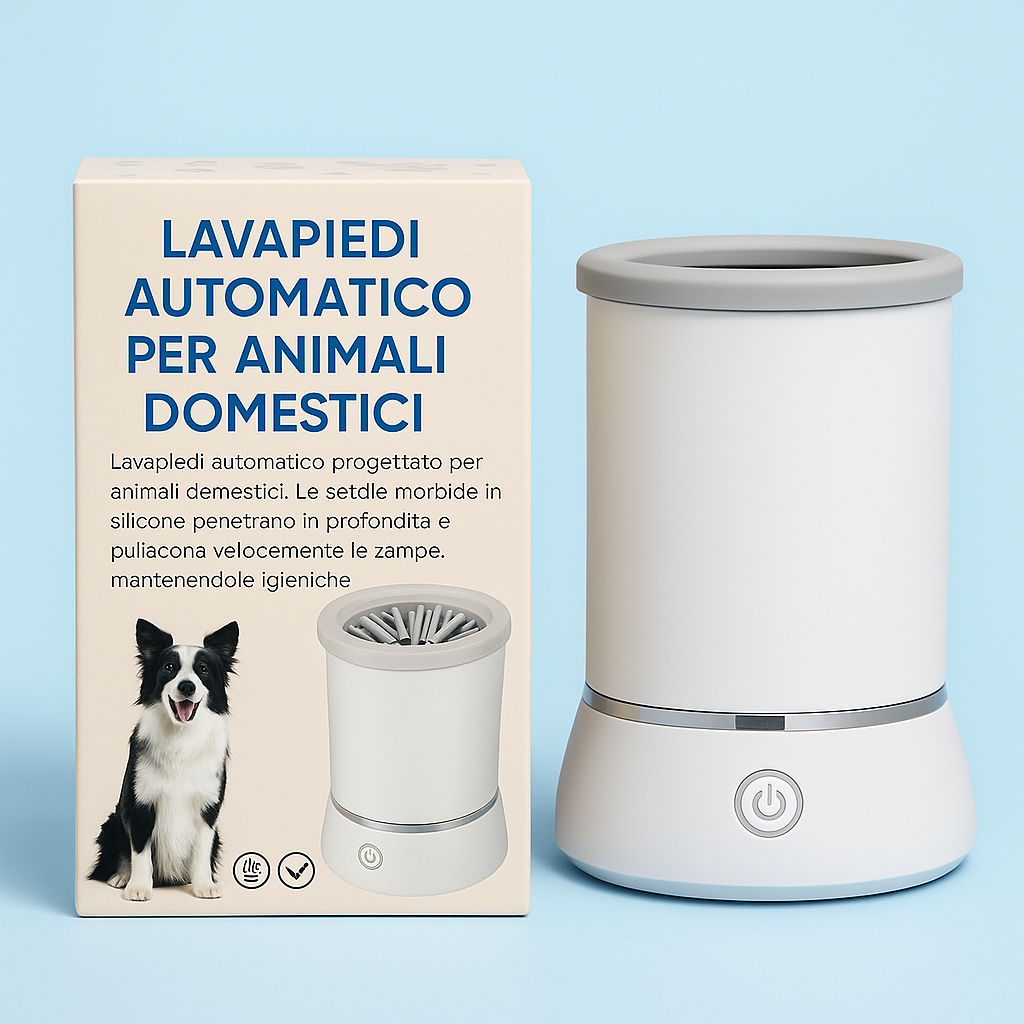 LAVAPIEDI AUTOMATICO PER ANIMALI DOMESTICI