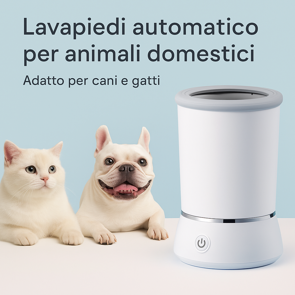 LAVAPIEDI AUTOMATICO PER ANIMALI DOMESTICI
