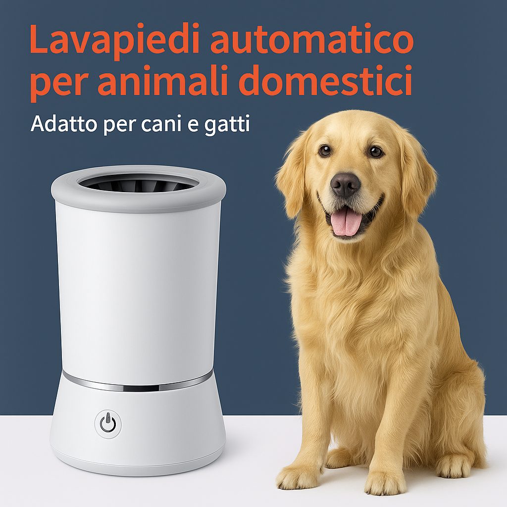 LAVAPIEDI AUTOMATICO PER ANIMALI DOMESTICI